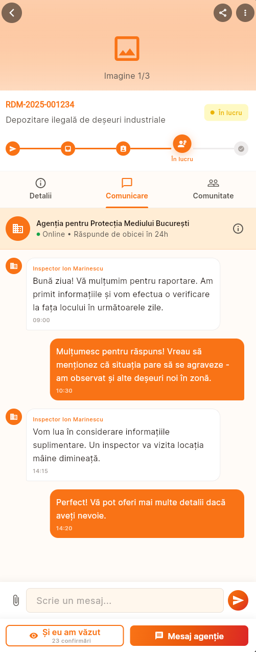 Radar de Mediu - Aplicația Mobilă